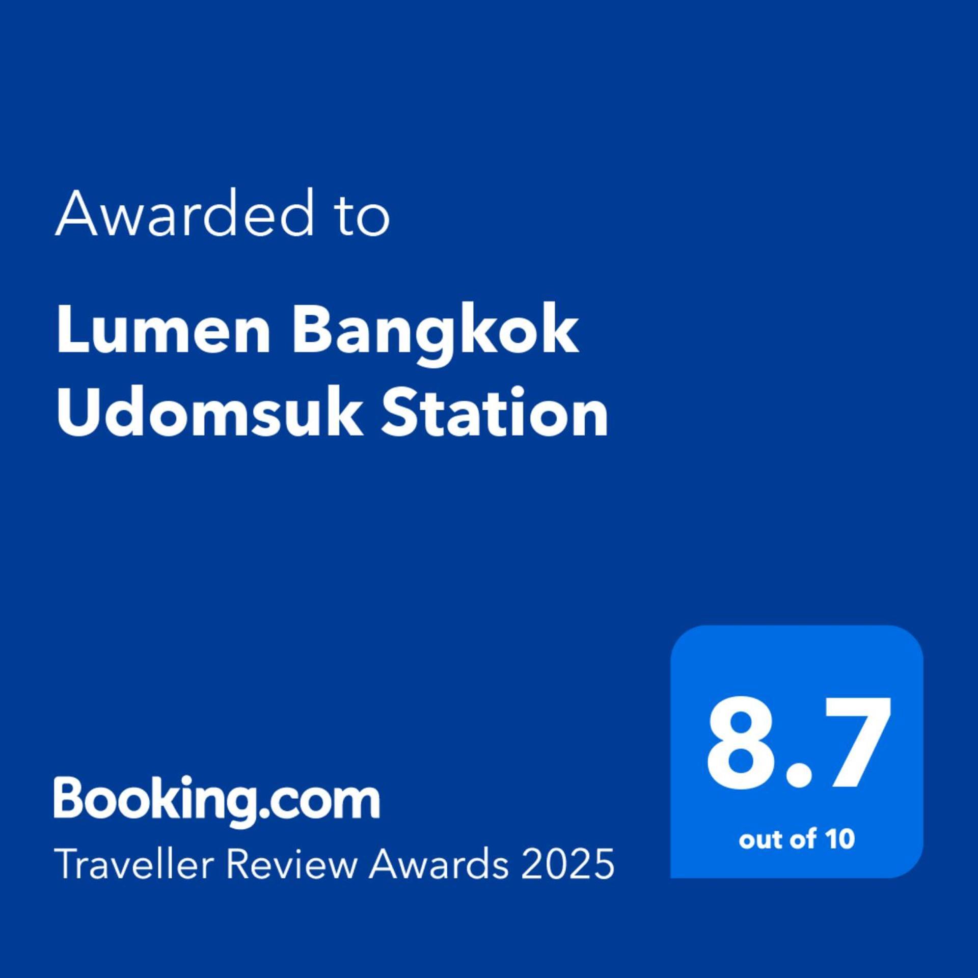Hotel Lumen Bangkok Udomsuk Station Exterior foto